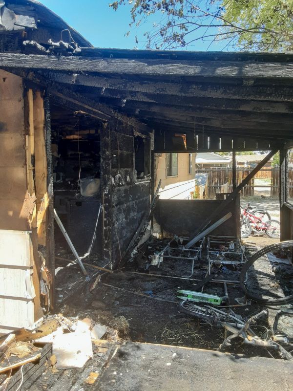 Fire Damage Before and After